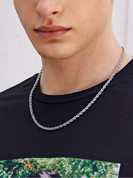 Men-Minimalist-Sterling-Silver-Chain-Necklace-